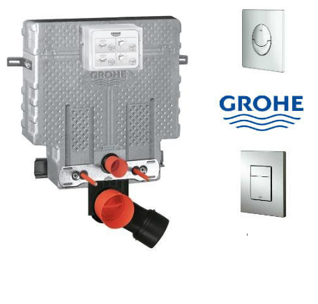 מיכל הדחה סמוי גרואה GROHE G3841501 - נמוך דו כומתי