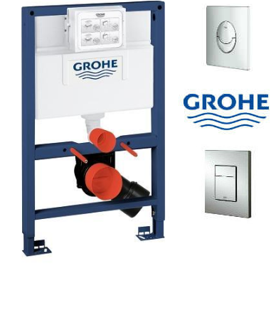 מיכל הדחה סמוי גרואה GROHE G385260 - נמוך