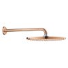 ראש גשם כולל זרוע קיר מבית גרואה GROHE - גימור זהב אדום 26066DA0
