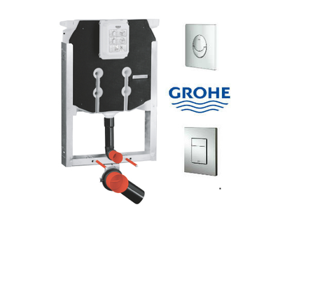 מיכל הדחה סמוי גרואה GROHE G387290 - דק במיוחד